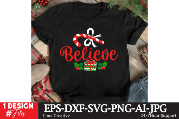 Believe Christmas SVG Cut File Review