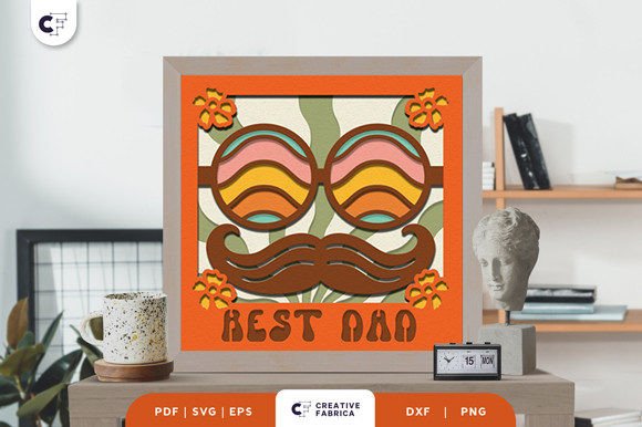 Best Dad 3D Shadow Box Paper Cut Review