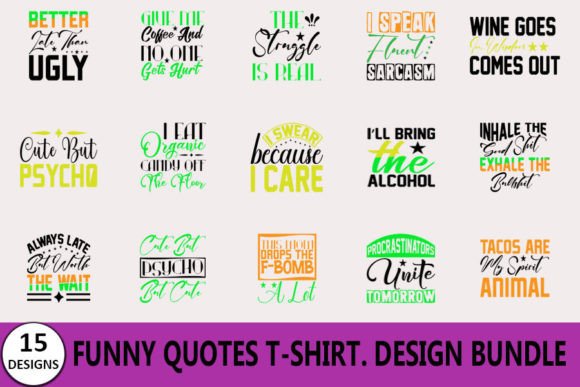 Funny Quotes T-Shirt Bundle Review