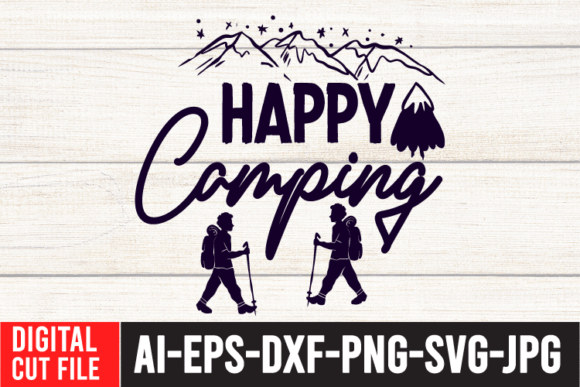 Happy Camping SVG Cut File Quotes Review