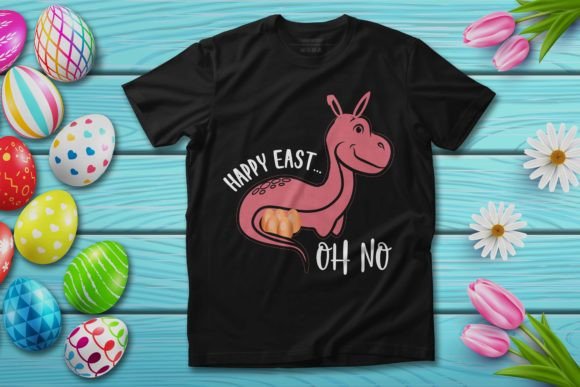 Happy Easter Funny Dinosaur Eggs Design Review
