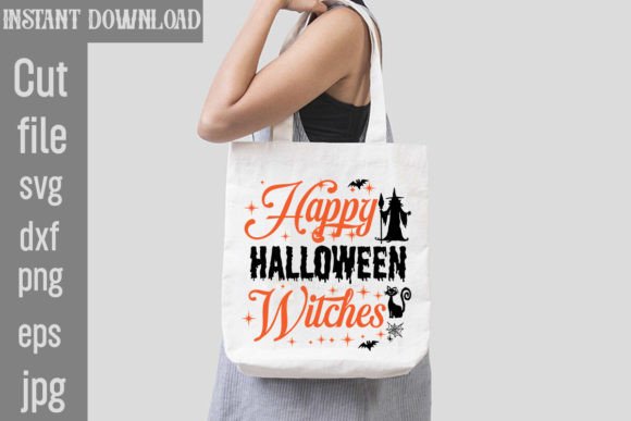 Happy Halloween Witches SVG Cut File Review