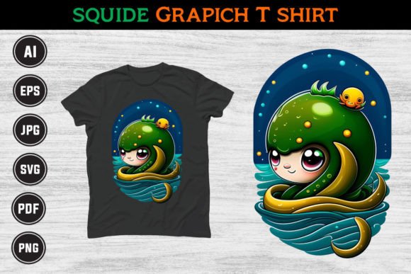Kraken Octopus T-Shirt, Funny Octopus Review