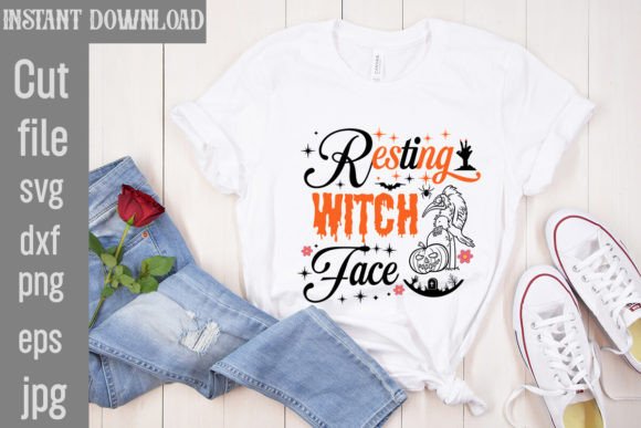 Resting Witch Face SVG Cut File Review